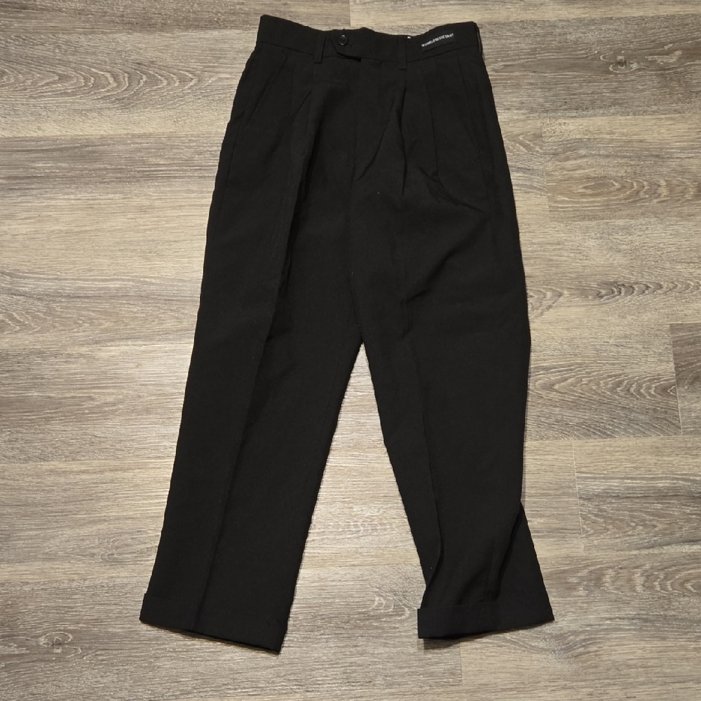 Boys Black Dress Slacks Sz 8